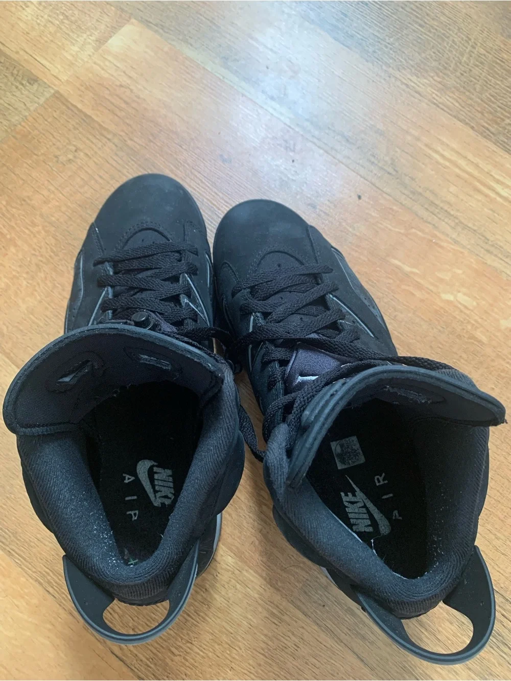 Jordan Black High-Top Basketball Sneakers